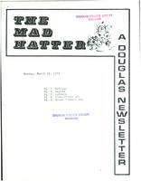 The Mad Hatter:  a Douglas Newsletter, March 22, 1976