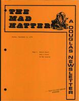 The Mad Hatter:  a Douglas Newsletter, September 11, 1978