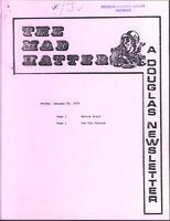 The Mad Hatter:  a Douglas Newsletter, January 29, 1979