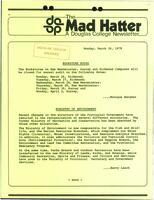 The Mad Hatter:  a Douglas Newsletter, March 26, 1979