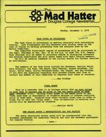 The Mad Hatter:  a Douglas Newsletter, December 3, 1979