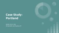 STEP UP (Student Teams Exploring Pervasive Urban Problems): Portland case study analysis