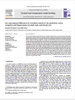 Sex and regional differences in estradiol content in the prefrontal cortex, amygdala and hippocampus of adult male and female rats.
