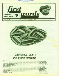 First Words - April 11, 1972 Vol. 1 No. 9.PDF-1